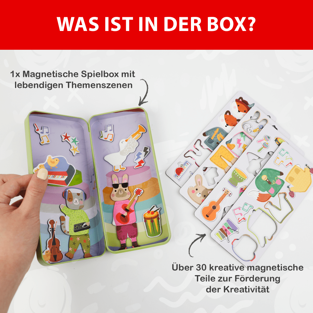 Magnetspiel Puzzle Box - Künstler - toydea.de