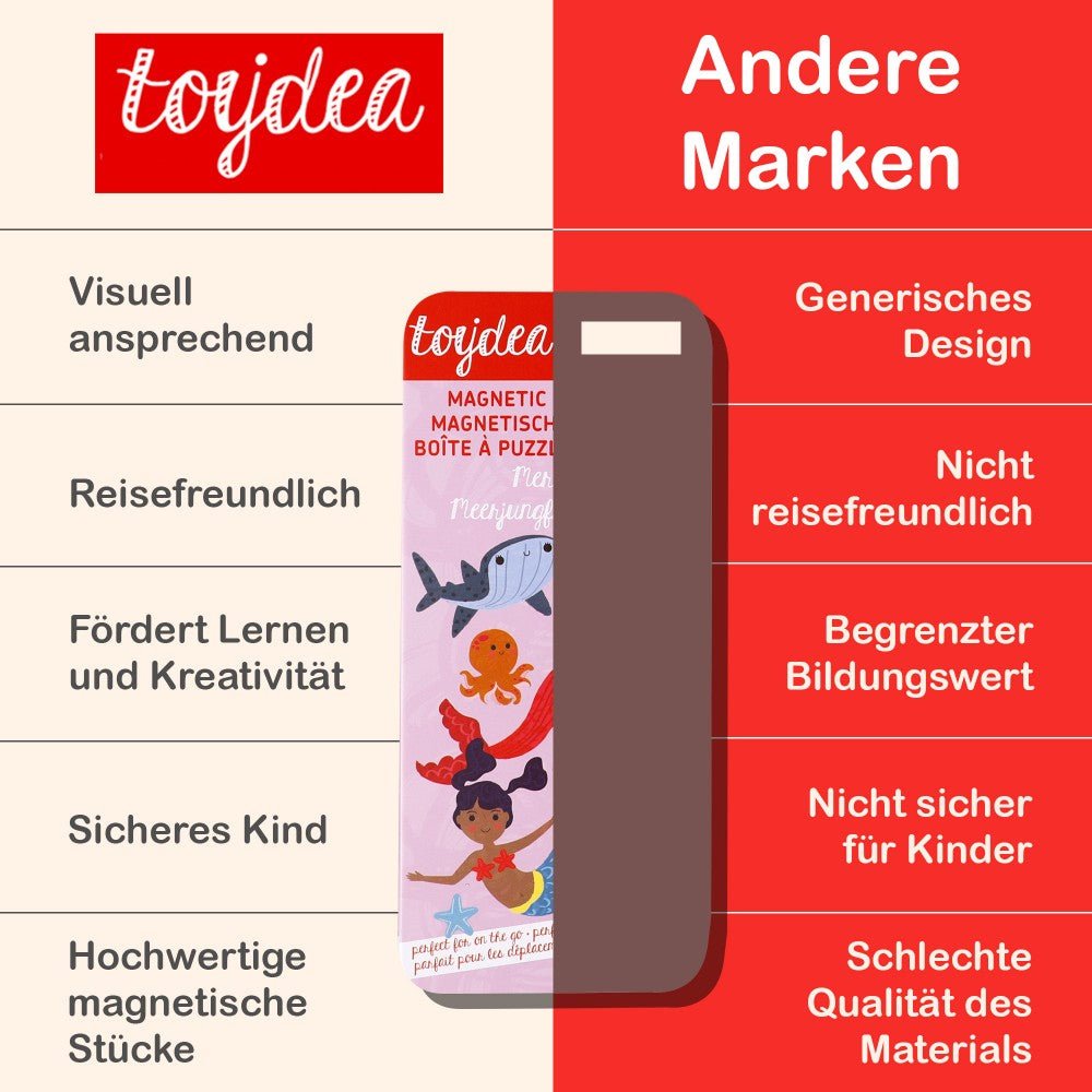 Magnetspiel Puzzle Box - Meerjungfrau - toydea.de