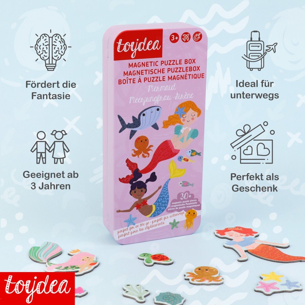 Magnetspiel Puzzle Box - Meerjungfrau - toydea.de