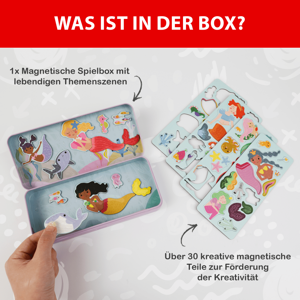 Magnetspiel Puzzle Box - Meerjungfrau - toydea.de