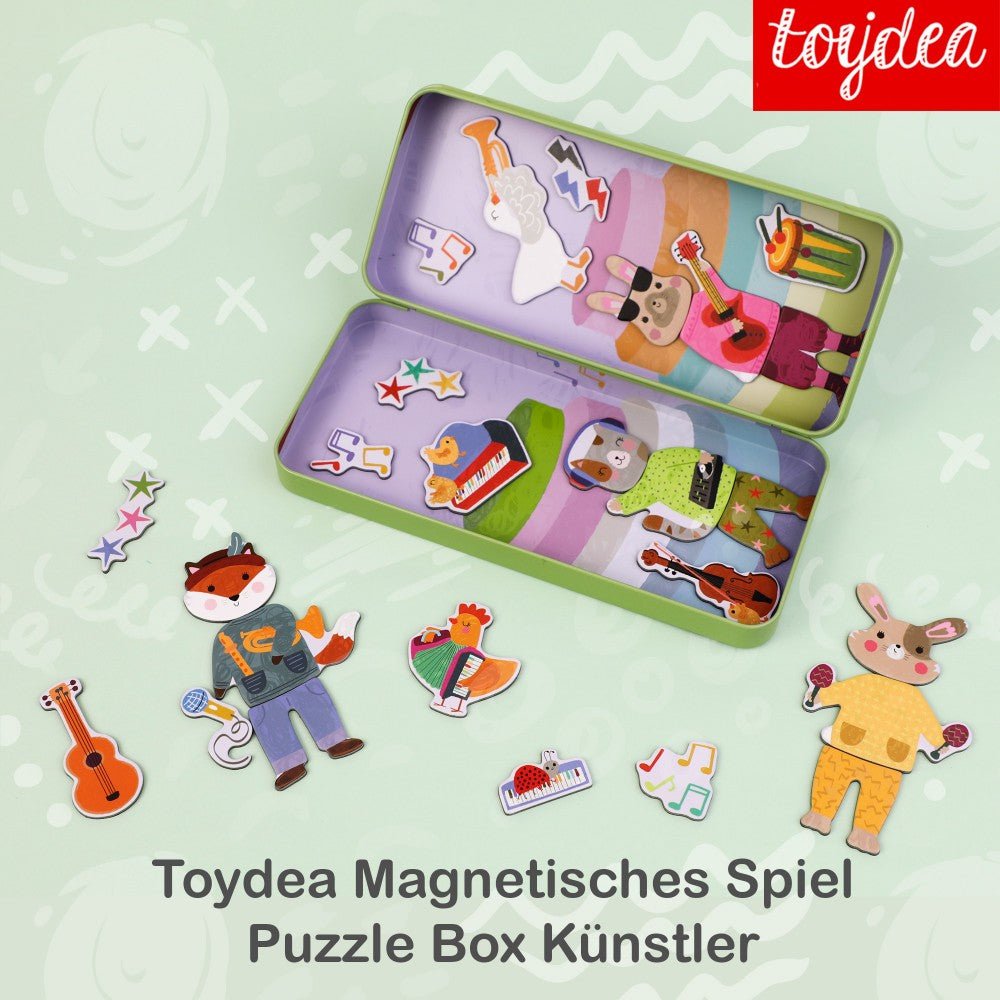 Magnetspiel Puzzle Box - Künstler - toydea.de