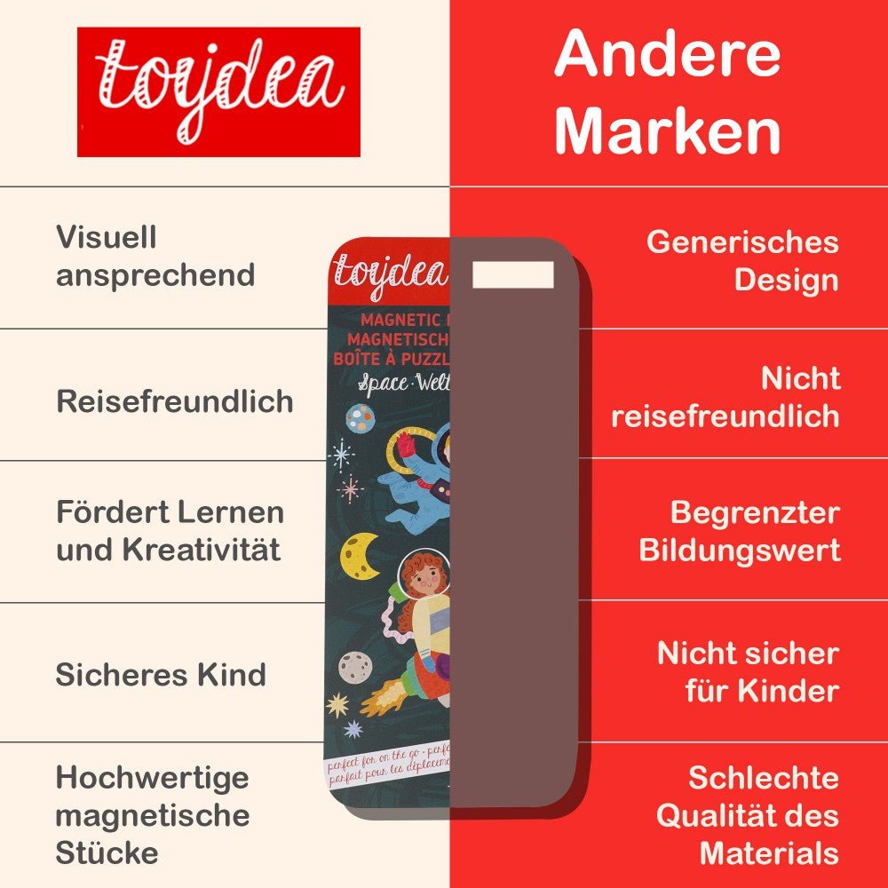 Magnetspiel Puzzle Box - Weltraum - toydea.de